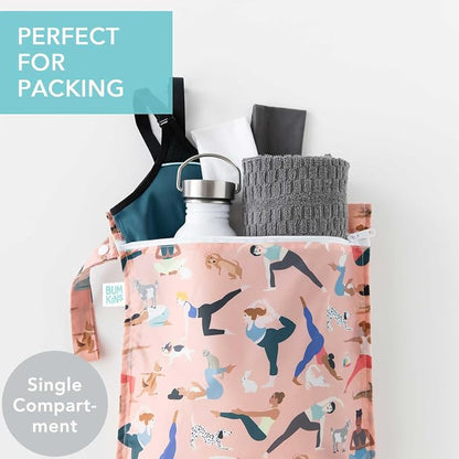 Bumkins Waterproof Wet Bag for Baby, Swim Suit, Cloth Diapers, Pump Parts - Image 2