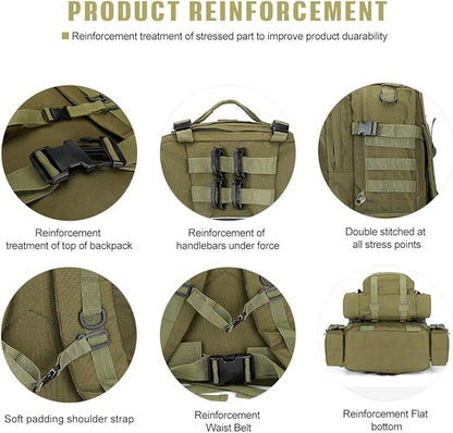 Large Military Tactical Backpack - Image 4