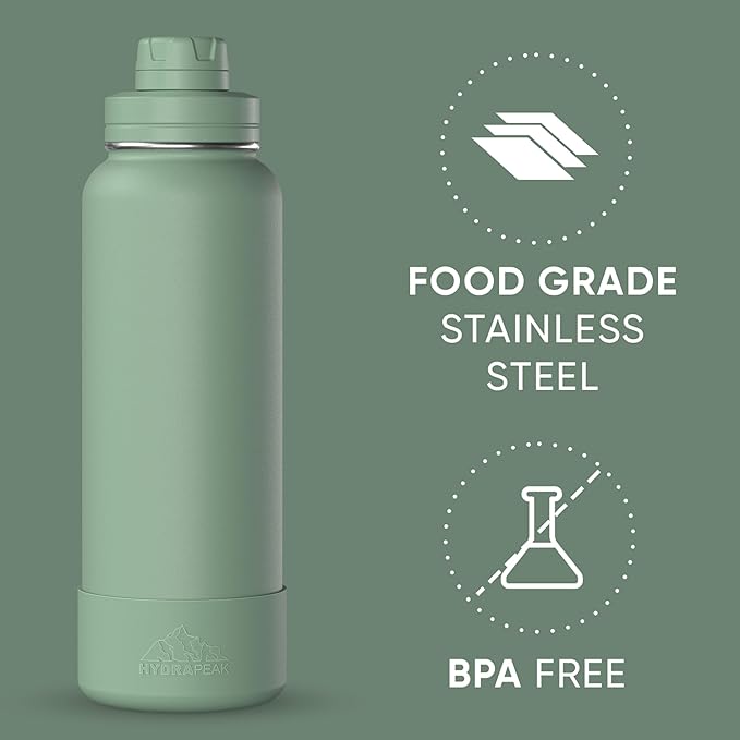 Hydrapeak 40oz Sport Insulated Water Bottle - Image 5