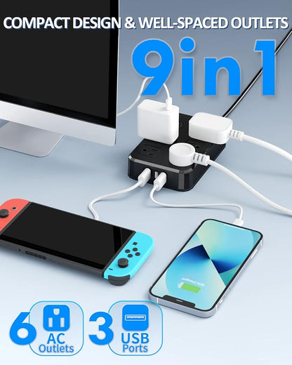 Outdoor Power Strip Weatherproof, Waterproof Surge Protector - Image 2