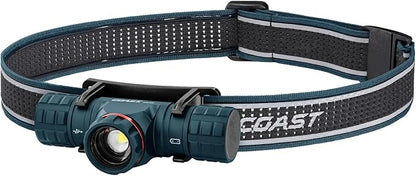 Coast XPH30R 1500 Lumen USB-C Rechargeable Dual Power Headlamp by Coast