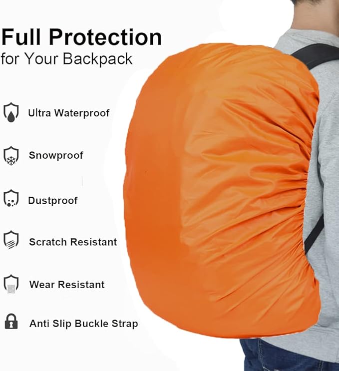 Waterproof Backpack Rain Cover - Image 2