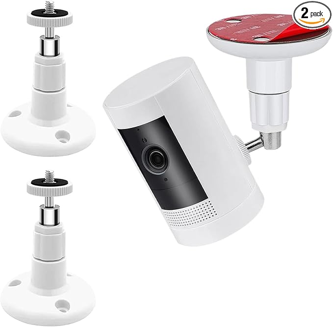 2 Pack Wall Mount Kit, VHB Adhesive or Screw, No Drill, Compatible by VIIVRIA