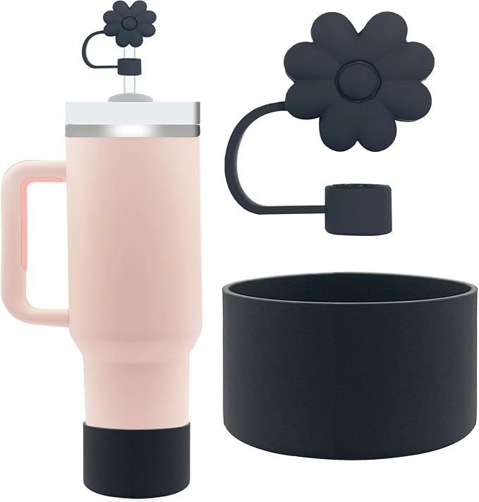 Stanley Cup Accessories for 40 oz Tumbler, straw cover and cup boot included by Mohjeke