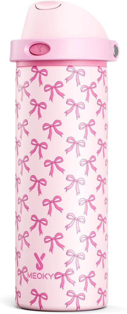 24 oz Insulated Water Bottle for Women: Meoky Stainless Steel Metal Water Bottle by MEOKY