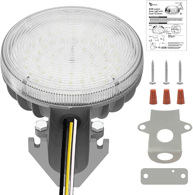 Owleye 6000LM Dusk to Dawn Outdoor Lighting LED Barn Light Security Lights - Image 9