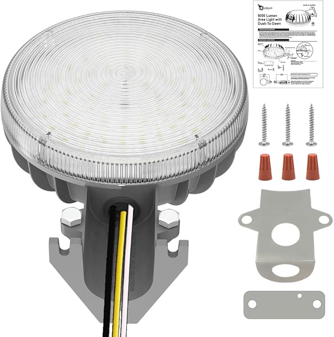 Owleye 6000LM Dusk to Dawn Outdoor Lighting LED Barn Light Security Lights - Image 6
