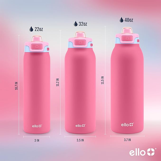 Ello Pop & Fill 32oz Stainless Steel Water Bottle - Image 6