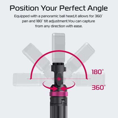 ULANZI MT-89 Extendable Tripod Aluminum, Camera Phone Tripod - Image 6
