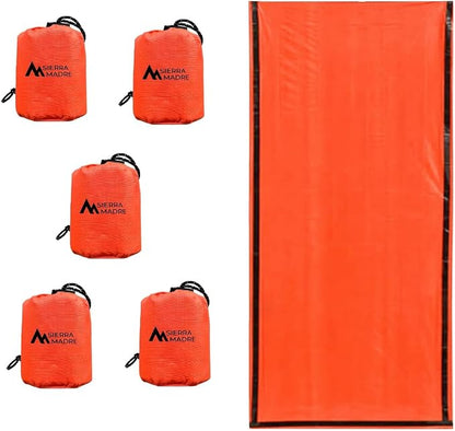 Sierra Madre Emergency Sleeping Bag – Ultralight, Waterproof Mylar Thermal Bivy by SierraMadre
