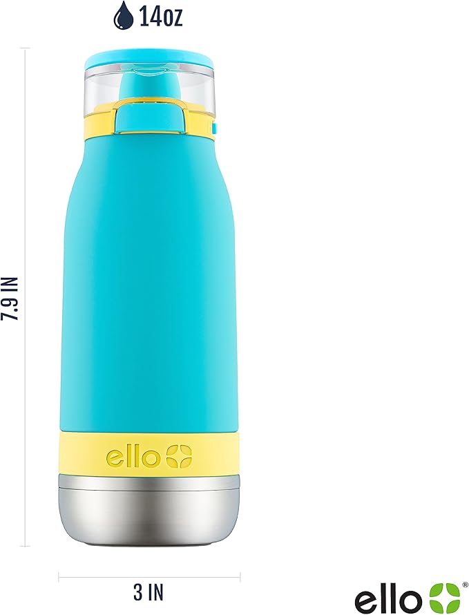 Ello Emma 14oz Vacuum Insulated Stainless Steel Kids Water Bottle - Image 4
