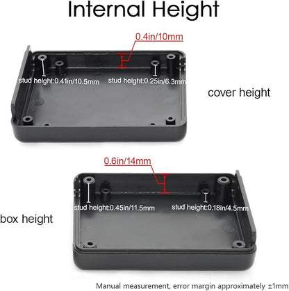 LeMotech 5 Pieces ABS Plastic Electrical Project Case Power Junction Box - Image 4