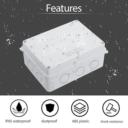 LeMotech Junction Box, Electrical Box IP65 Water Resistant Dustproof ABS - Image 5