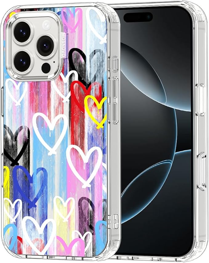 MOSNOVO for iPhone 16 Pro Max Case, Shockproof Military-Grade Protection 6.6ft by Mosnovo
