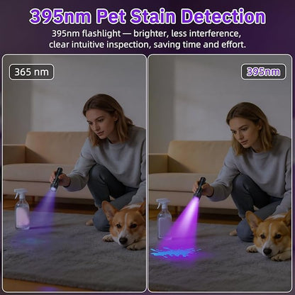 6Pack Small UV Flashlight Black Light, 395nm UV Light Flashlights, Portable LED - Image 3