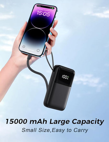 Power Bank, 15000mAh Portable Charger - Image 5
