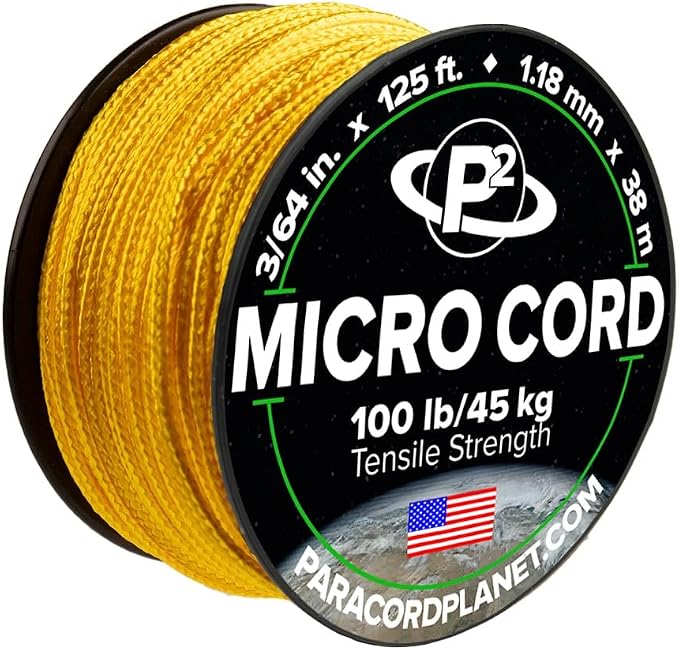 Paracord Planet Micro Paracord – Thin Braided Cord by ParacordPlanet