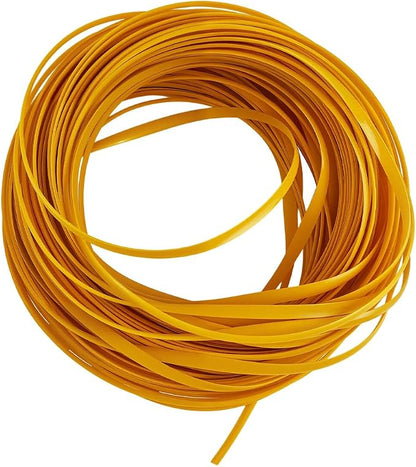 GORGECRAFT 30m*5mm Rattan Weaving Wicker Outdoor Wicker Repair Kit Yellow by GORGECRAFT