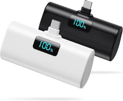 Portable Charger for iPhone 17/16/15 Series, Upgraded 5200mAh PD USB C Power by HETP