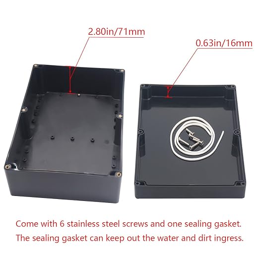 Project Box IP65 Waterproof Junction Box ABS Plastic Electrical Boxes DIY - Image 4