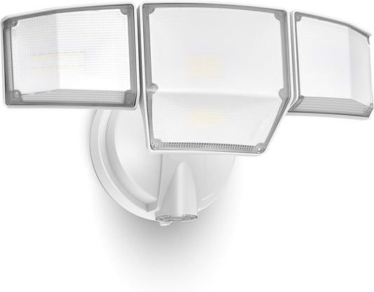 LUTEC 80W Dusk to Dawn Flood Lights Outdoor, 9000LM Super Bright LED Security by LUTEC