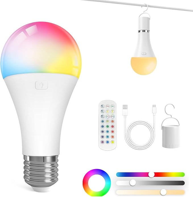 KINDEEP Rechargeable Light Bulbs by KINDEEP