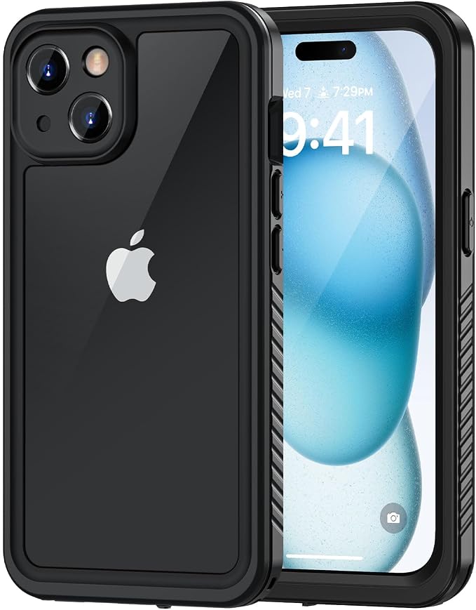Lanhiem for iPhone 15 Case, IP68 Waterproof Dustproof Shockproof for iPhone 15 by LanhiemHome