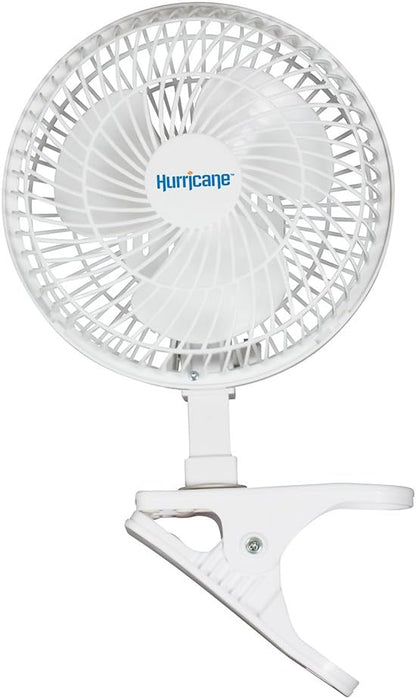 Hurricane Classic 6 Inch Clip Fan, 2 Speed Portable Desk Table Fan by Hurricane