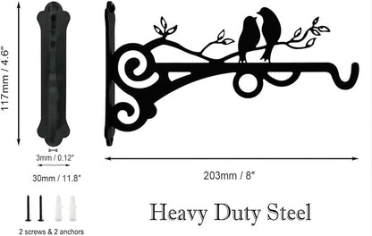 Multipurpose Hanging Basket Plant Brackets Outdoor Indoor, Heavy Duty Solid - Image 4