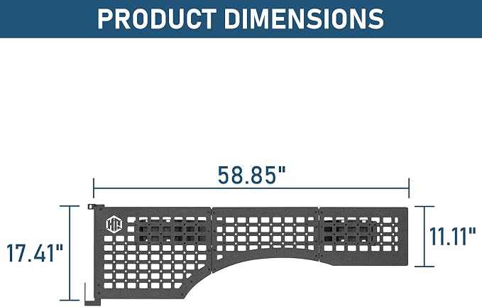Hooke Road F150 Side Truck Bed MOLLE Panels Cargo Rack - Image 9
