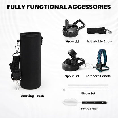 RAYMYLO Insulated Water Bottle 20 oz, Triple Wall Vacuum Stainless Steel - Image 6