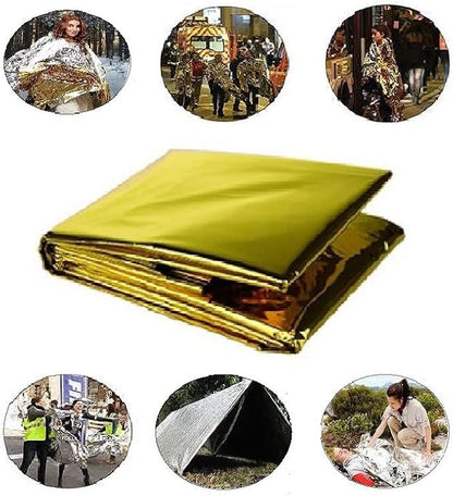 GALAXYLENSE Emergency Mylar Thermal Blanket - Image 3