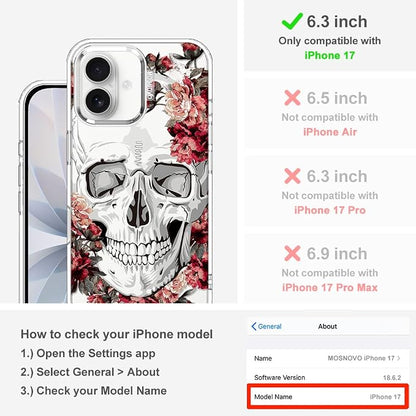 MOSNOVO for iPhone 17 Case | Military Grade 6.6ft Drop Tested | Camera Control - Image 2