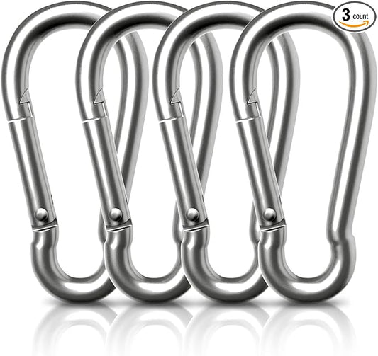 AUTMATCH Carabiner Clips, 4 Pack by AUTMATCH