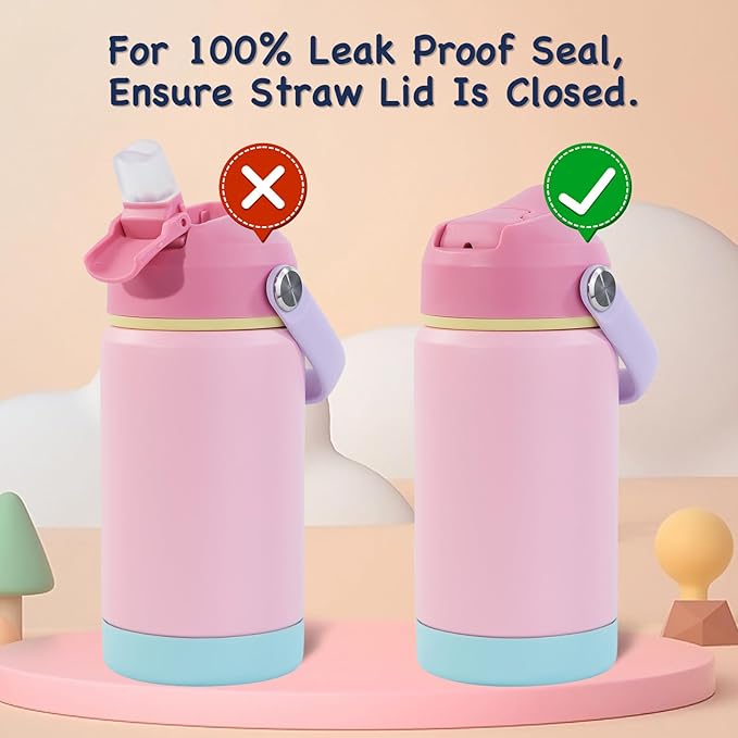 Kerilyn 12oz Insulated Water Bottle, Stainless Steel Insulated Kids Water Bottle - Image 6