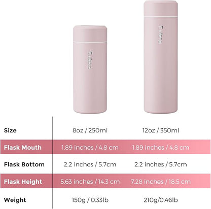 【Upgraded】Exllena Small Insulated Water Bottle 12 oz/350ml– Mini Insulated - Image 6