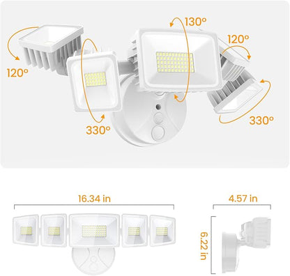 Onforu 150W LED Flood Lights Outdoor, 15000LM Brightness Security Light Switch - Image 8