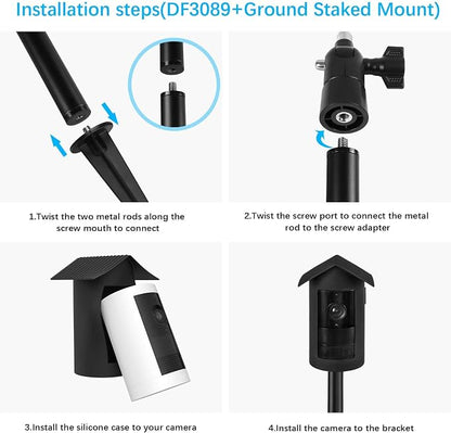 Security Camera Ground Stake Heavy Duty Stand Mount - Image 4