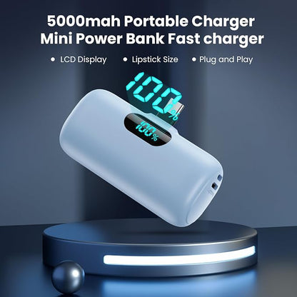 Mini Portable Charger 5000mAh Power Bank, 3A PD USB C Cell Phone Portable Power - Image 6