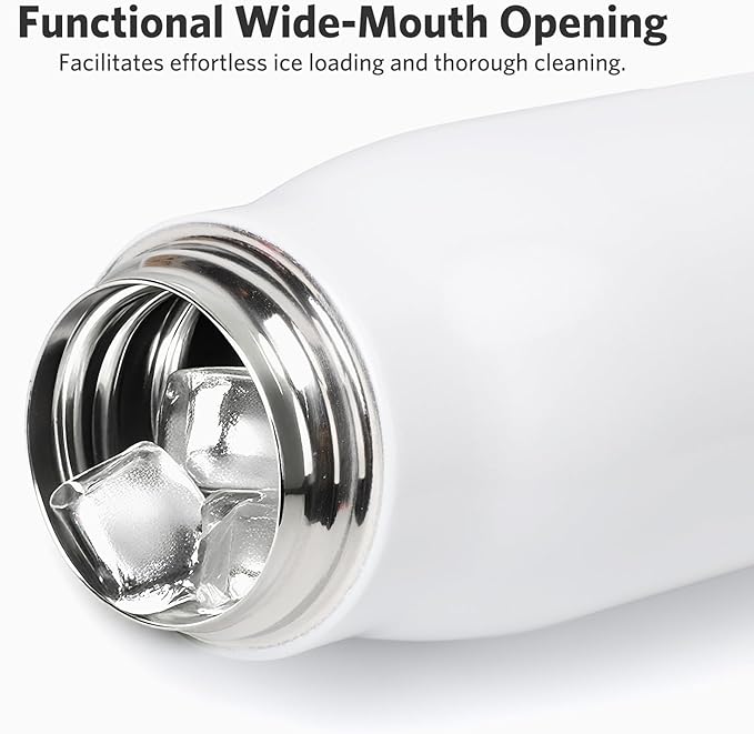 Water Bottle with Portable Lid Metal Vacuum Insulated Stainless Steel | - Image 2