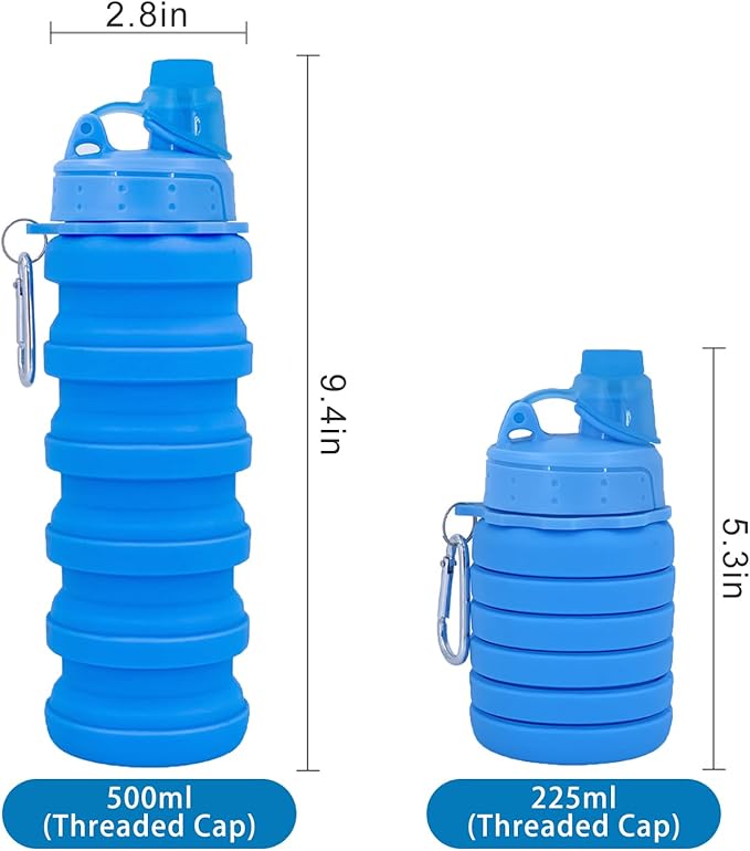 Collapsible Water Bottles Travel water bottle Sports Portable Sport Water - Image 3