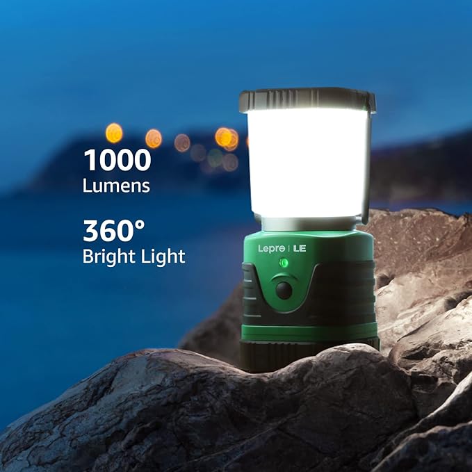 Lighting EVER 1000LM LED Camping Lantern Rechargeable, 4400mAh Power Bank - Image 6