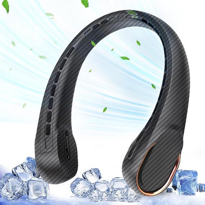 ASNUG Neck Fan, Bladeless Neck Fan, 4000 mAh Rechargeable Personal Fan by ASNUG