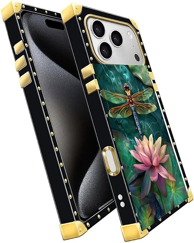 for iPhone 17 Pro Max Case Luxury Golden Decoration - Image 3