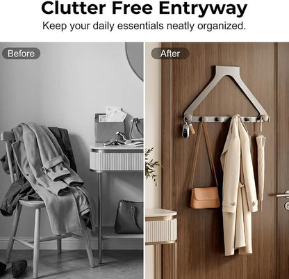 Over-The-Door Hanger Organizer, 2026 New Modern Over Door Hook, Heavy Duty Door - Image 6