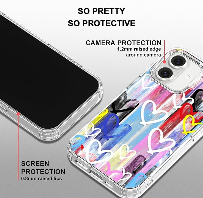 MOSNOVO for iPhone 16 Plus Case, Shockproof Military-Grade Protection 6.6ft - Image 4