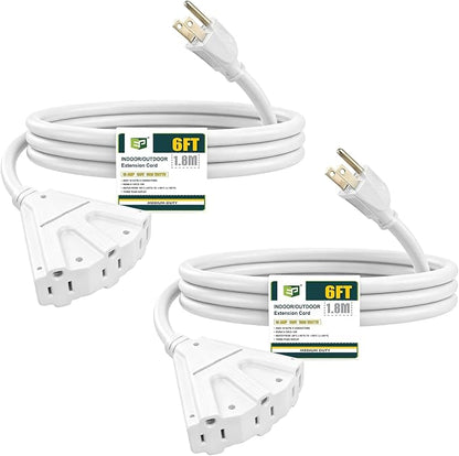 EP 2 Pack 6 Ft Outdoor Extension Cord by ENERGYPRO