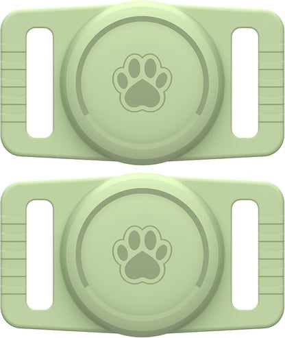 GOCII for Airtag Dog Collar Holder 2 Pack, Waterproof Dog Collar Holder for by GOCII