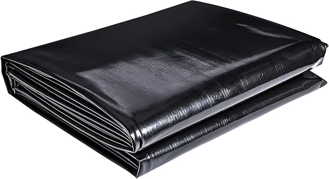 ToLanbbt Pond Liner 7 x 10 Ft, 20 Mil HDPE UV Resistant Preformed Pond Liner by ToLanbbt