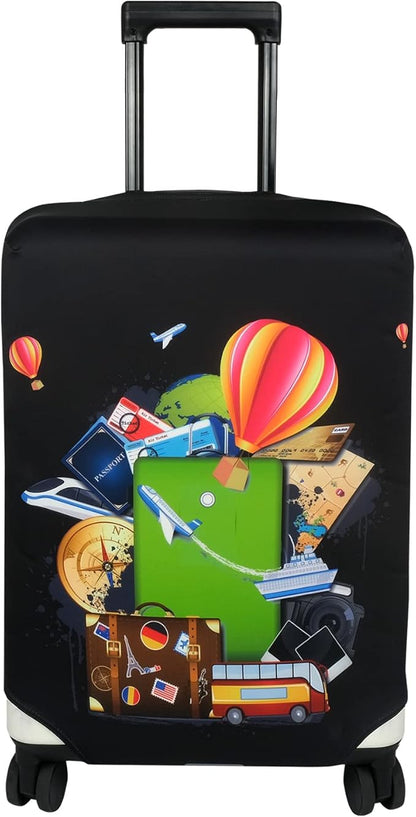 Explore Land Luggage Cover Suitcase Protector Fits 23-26 Inch Case by ExploreLand